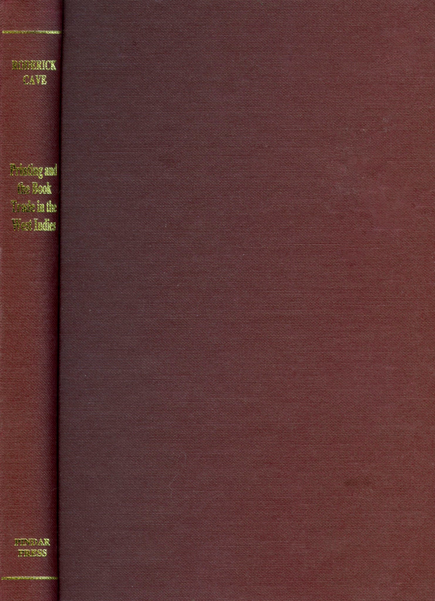 Printing and the Book Trade in the West Indies